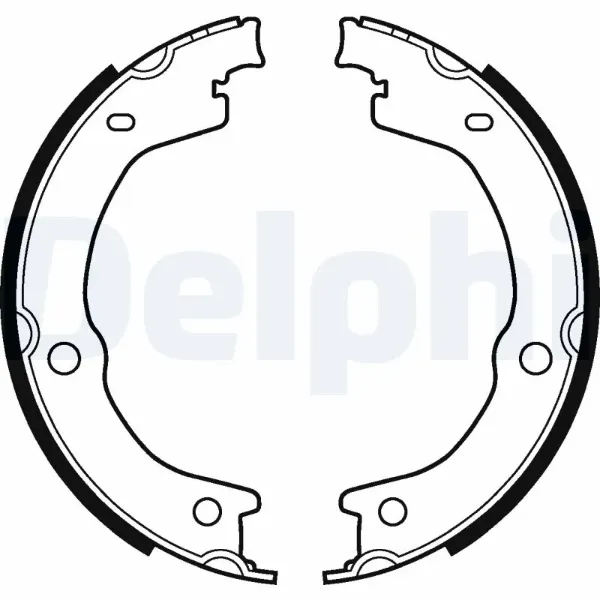 Klocki hamulca ręcznego LS2118 Delphi