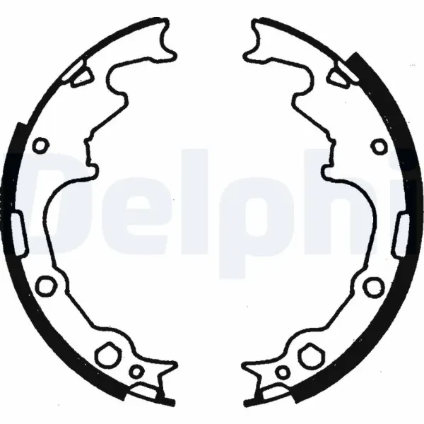 Klocki hamulcowe tylne bębnowe LS1780 Delphi