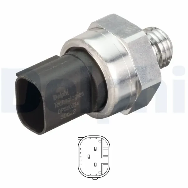 Czujnik ciśnienia spalin DPS0003412B1 Delphi