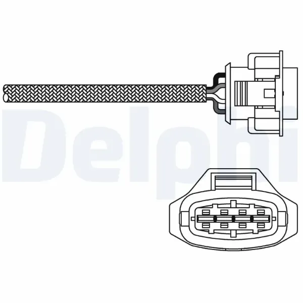 Sonda lambda czujnik tlenu przed katalizatorem ES1079012B1 Delphi