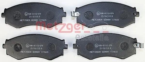 Klocki hamulcowe przednie tarczowe 1906297 Iveco