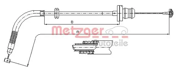 Linka gazu 127302 Metzger