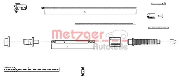 Linka gazu 100382 Metzger