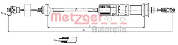 Linka sprzęgła Peugeot Expert 222