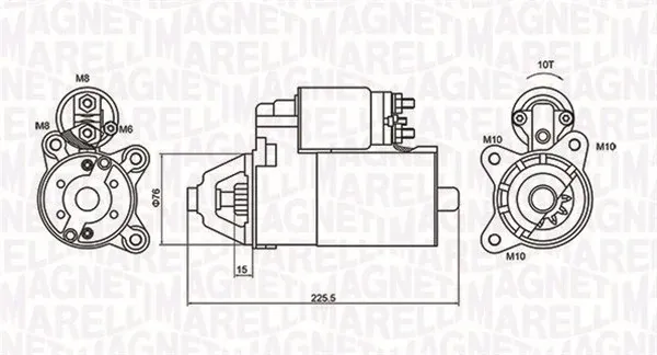 Rozrusznik 063721336010 Magneti Marelli