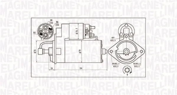 Rozrusznik 063720984010 Magneti Marelli