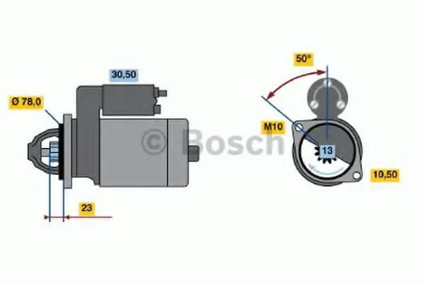 Rozrusznik 0986019361 Bosch