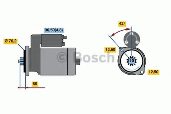 Rozrusznik 0986020230 Bosch