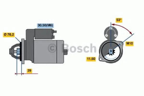 Rozrusznik 0986020890 Bosch