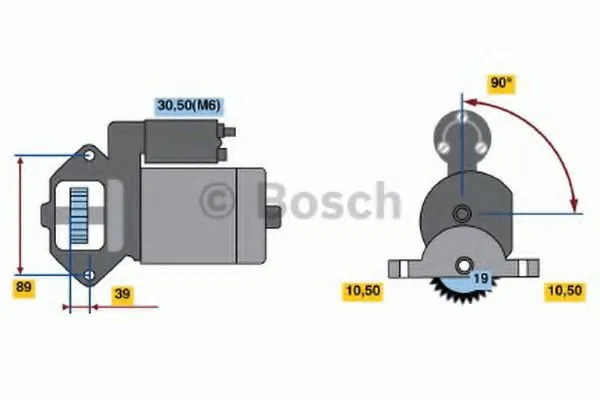 Rozrusznik 0986021351 Bosch
