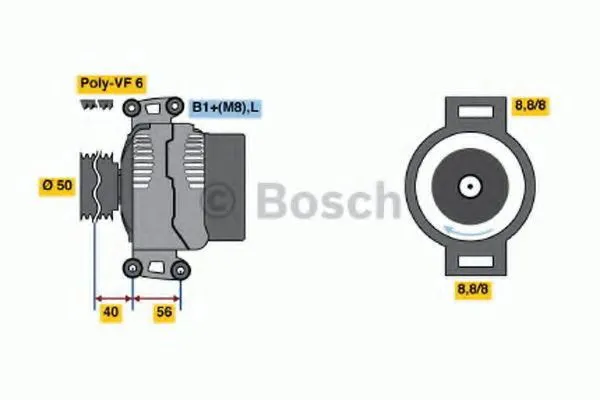 Alternator 0986042530 Bosch