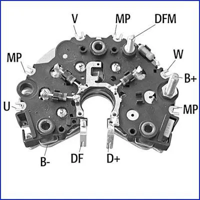 Mostek prostowniczy alternatora = Moster diodowy alternatora 139456 Hitachi