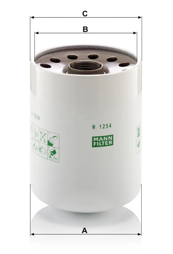 Filtr oleju W1254X Mann-Filter
