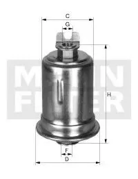 Filtr paliwa WK61434 Mann-Filter
