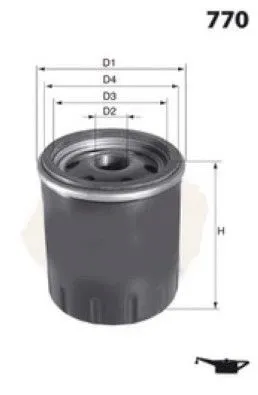 Filtr oleju 1012010A12000 FAW