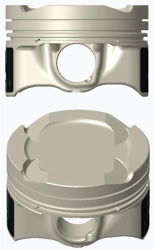 Tłok, komplet do jednego cylindru, STD 8744050000 Nural