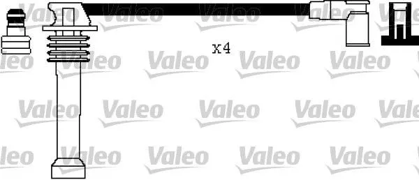 Zestaw przewodów wysokiego napięcia 346367 VALEO
