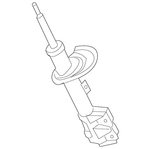 Amortyzator przedni prawy 5168218AD Chrysler