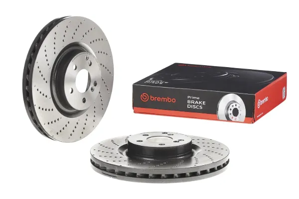 Tarcza hamulcowa przednia A0004212012 Mercedes