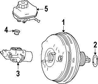 Główny cylinder hamulców 0064301701 Mercedes