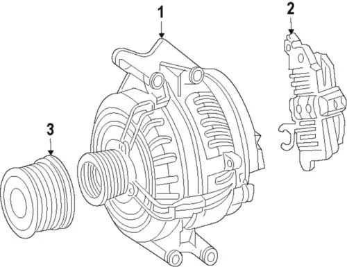 Regulator alternatora (przekaźnik ładowania) 6511540100 Mercedes