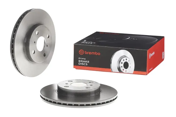 Tarcza hamulcowa przednia 4351252090 Toyota