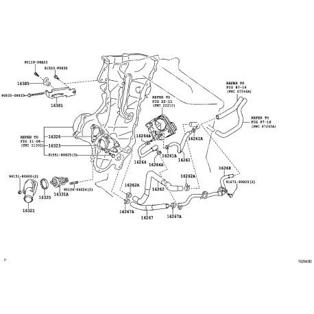 Termostat 9091603144 Toyota