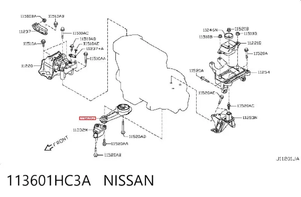  113601HC3A Nissan/Infiniti