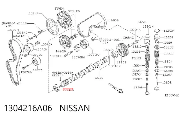 Uszczelniacz wałka rozrządu silnika Hyundai Santa Fe III