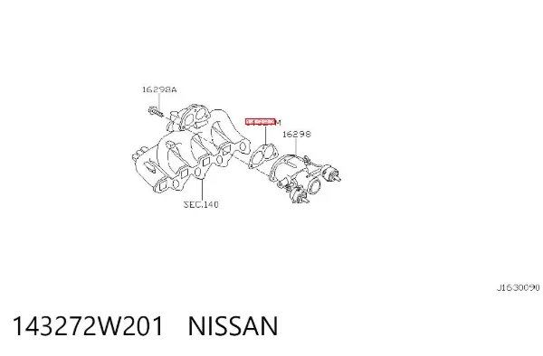 Uszczelka przepustnicy Nissan Patrol Y61