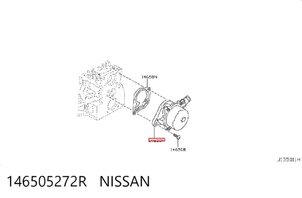Pompa podciśnienia 146505272R Nissan/Infiniti