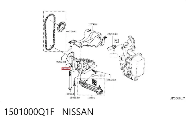 Pompa oleju 1501000Q1F Nissan/Infiniti
