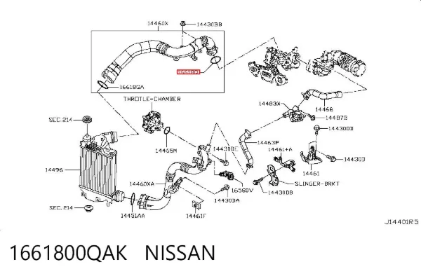 1661800QAK Nissan/Infiniti