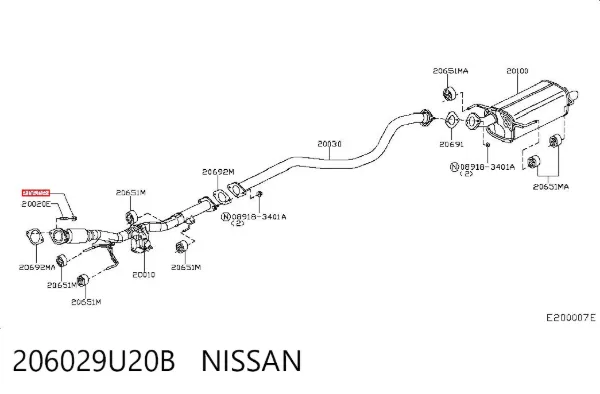  206029U20B Nissan/Infiniti