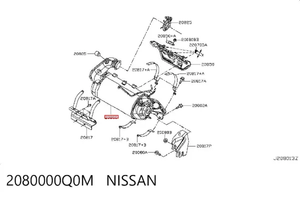 Filtr cząstek stałych układu wydechowego Renault Megane IV