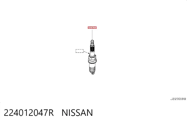 Świeca zapłonowa 224012047R Nissan/Infiniti
