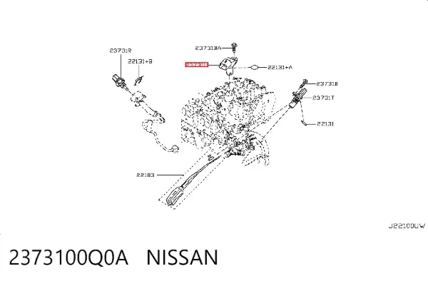 Czujnik położenia wałka rozrządu 2373100Q0A Nissan/Infiniti