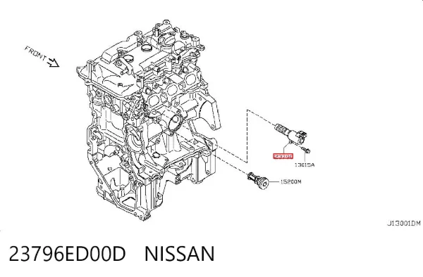 Zawór elektromagnetyczny faz rozrządu 23796ED00D Nissan/Infiniti