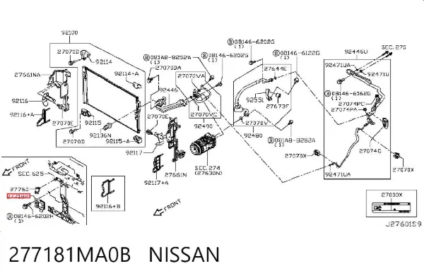  277181MA0B Nissan/Infiniti