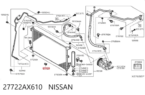 Czujnik temperatury zewnętrznej Nissan Micra K12