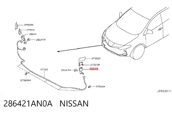  286421AN0A Nissan/Infiniti