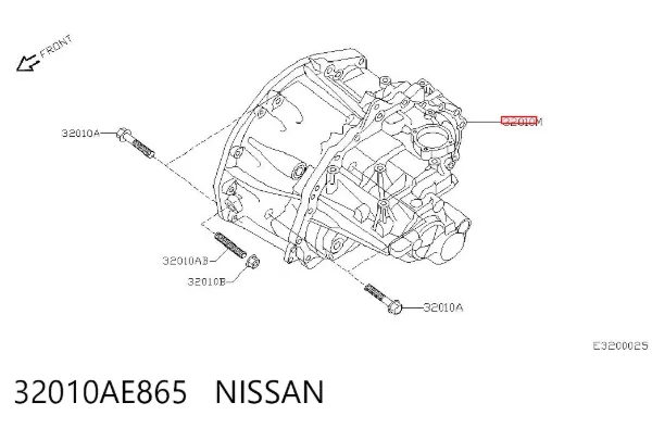 Mechaniczna skrzynia biegów w komplecie Nissan Primera P12