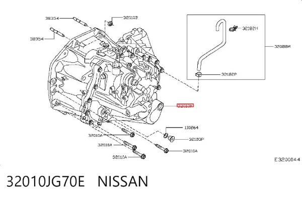 Mechaniczna skrzynia biegów w komplecie Nissan Qashqai I