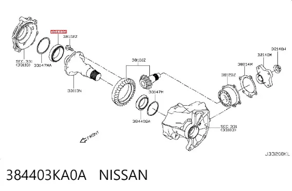  384403KA0A Nissan/Infiniti