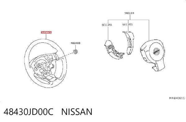 Kierownica Nissan Qashqai I