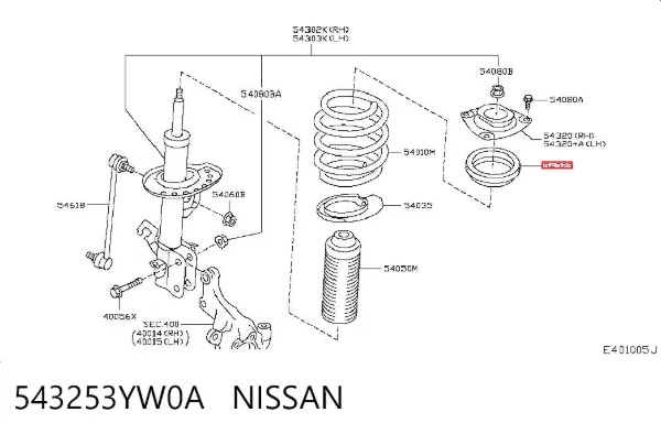  543253YW0A Nissan/Infiniti