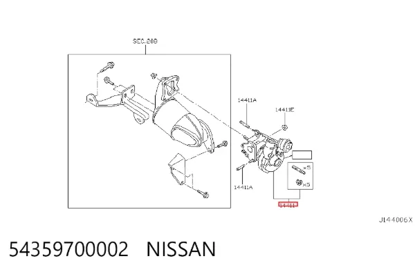 Turbina 54359700002 Nissan/Infiniti