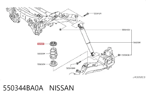  550344BA0A Nissan/Infiniti