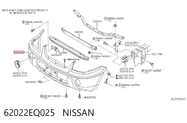 Zderzak przedni Nissan X-Trail T30
