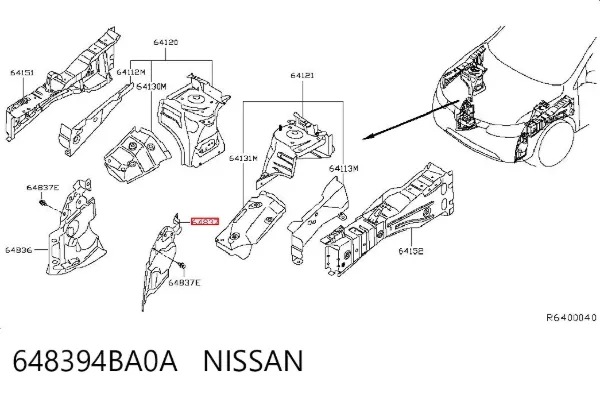  648394BA0A Nissan/Infiniti